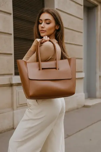 Women's Large Summer Pu Leather Fashion Handbag